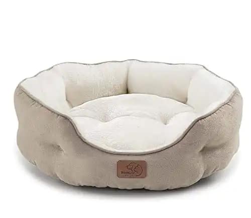 Bedsure Small Round Dog Bed