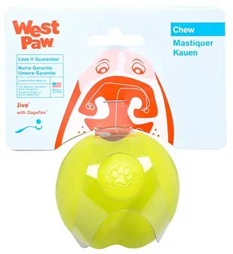 West Paw Zogoflex Jive Ball Dog Chew Toy