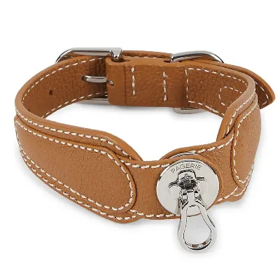 The Dórro Leather Dog Collar by Pagerie