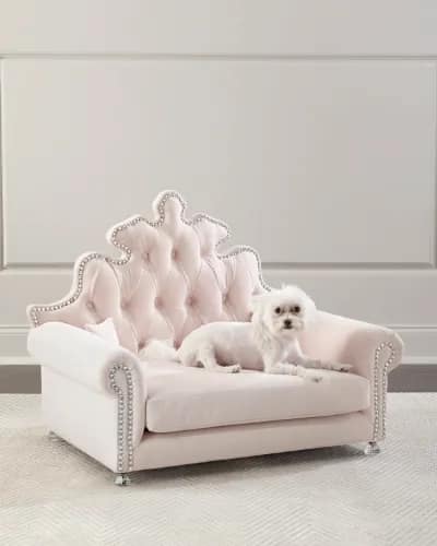 Isabella Blush Pet Bed by Haute House