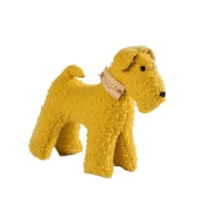Yellow Fausta Dog Toy by Bitch New York