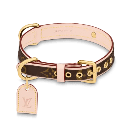 Louis Vuitton MM Monogram Dog Collar